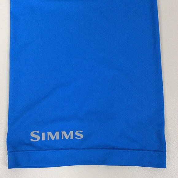 SIMMS Fishing Sun Gaiter Performance Mask Face Guard SPF 50+ Pacific Blue - Picture 3 of 4